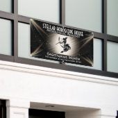 〔占星術の〕十二宮図射手座 横断幕 (ビルの外側)