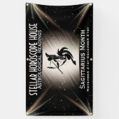 〔占星術の〕十二宮図射手座 横断幕 (縦)