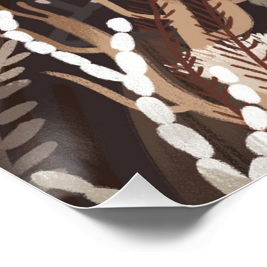 〔占星術の〕十二宮図山羊座バイアレクサンドラディカイア ポスター (コーナー)