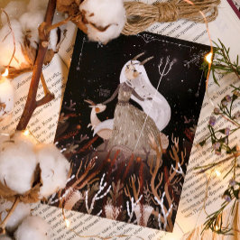 〔占星術の〕十二宮図山羊座バイアレクサンドラディカイア ポスター