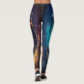 〔占星術の〕十二宮図山羊座レギンス- かわいらし レギンス (裏面)