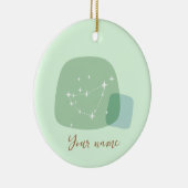 〔占星術の〕十二宮図山羊座 セラミックオーナメント (右)