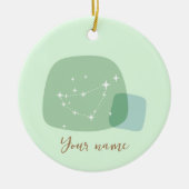 〔占星術の〕十二宮図山羊座 セラミックオーナメント (正面)