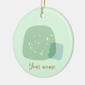 〔占星術の〕十二宮図山羊座 セラミックオーナメント (左)