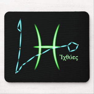 〔占星術の〕十二宮図座めまい座マウスパッド マウスパッド
