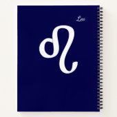 〔占星術の〕十二宮図座レオ ノートブック (裏面)