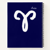 〔占星術の〕十二宮図座 ノートブック (裏面)