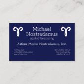 〔占星術の〕十二宮図座 名刺 (裏面)