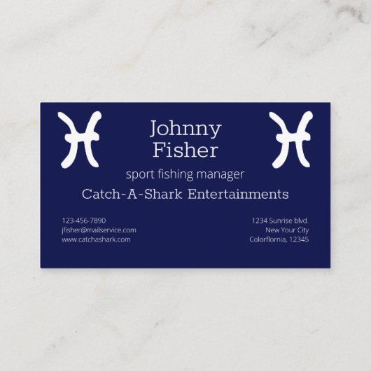 〔占星術の〕十二宮図座 名刺 (裏面)