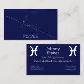 〔占星術の〕十二宮図座 名刺 (正面/裏面)