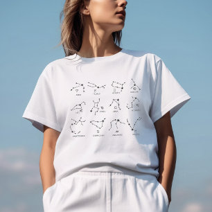 〔占星術の〕十二宮図座 Tシャツ