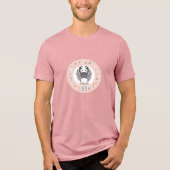 〔占星術の〕十二宮図徴候がん トライブレンドTシャツ (正面)
