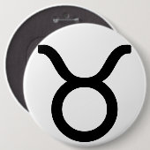 〔占星術の〕十二宮図徴候タウラス 缶バッジ (正面&裏面)