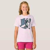 〔占星術の〕十二宮図戦士：年の馬、子供とベビー Tシャツ (正面フル)