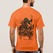 〔占星術の〕十二宮図戦士： Year of the Ram、Warriors Back Tシャツ (裏面)