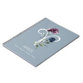 〔占星術の〕十二宮図星印 ノートブック (左側)