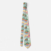 〔占星術の〕十二宮図星型人のための癌デザインギフト ネクタイ (裏面)