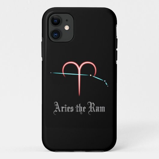〔占星術の〕十二宮図星座おひつじケースメイトiPhoneケース Case-Mate iPhoneケース (裏面)