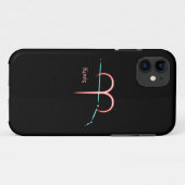 〔占星術の〕十二宮図星座おひつじケースメイトiPhoneケース Case-Mate iPhoneケース (裏面(横))