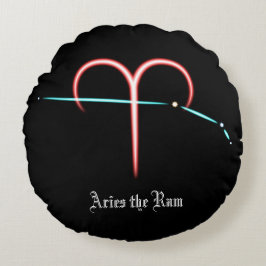 〔占星術の〕十二宮図星座おひれ座まん枕 ラウンドクッション