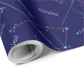 〔占星術の〕十二宮図星座てんびら ラッピングペーパー (ロールコーナー)