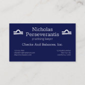 〔占星術の〕十二宮図星座てんびら 名刺 (裏面)