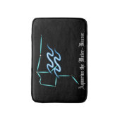 〔占星術の〕十二宮図星座の水槽風呂マット バスマット (正面縦)