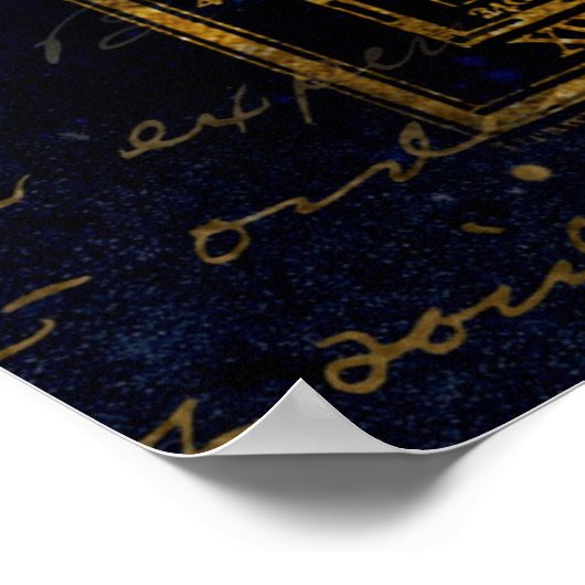 〔占星術の〕十二宮図星座ポスター ポスター (角)