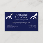 〔占星術の〕十二宮図星座射手座 名刺 (裏面)