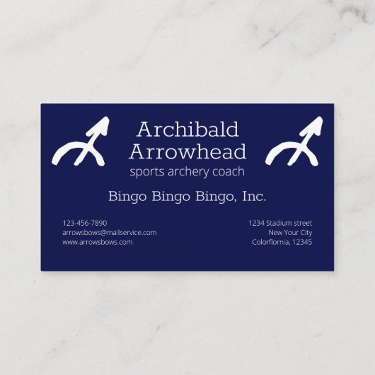 〔占星術の〕十二宮図星座射手座 名刺 (裏面)