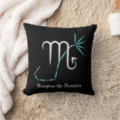 〔占星術の〕十二宮図星座蠍座 クッション (ブランケット)