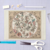 〔占星術の〕十二宮図星座23ティッシュペーパー 薄葉紙 (クラフト)