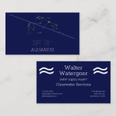 〔占星術の〕十二宮図星座 名刺 (正面/裏面)