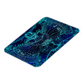 〔占星術の〕十二宮図星形磁石 マグネット (左側)