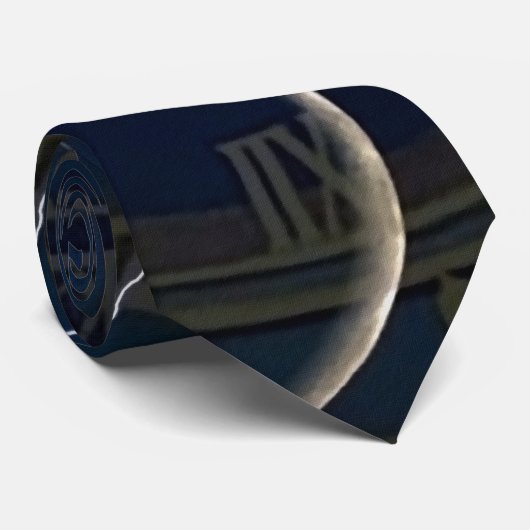 〔占星術の〕十二宮図時間 ネクタイ (ロール)