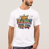 〔占星術の〕十二宮図標識グラフィティ/射手座 Tシャツ (正面)