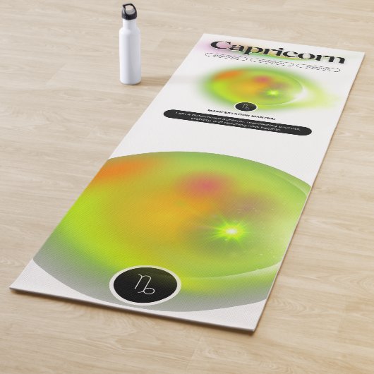 〔占星術の〕十二宮図標識山羊座引用文地球要素ヨガマット ヨガマット (インサイチュ)