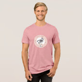 〔占星術の〕十二宮図標識蠍座 トライブレンドTシャツ (正面全面)