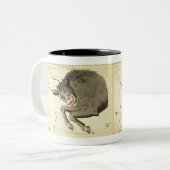 〔占星術の〕十二宮図標識：タウルスマグ ツートーンマグカップ (正面左)