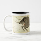 〔占星術の〕十二宮図標識：タウルスマグ ツートーンマグカップ (左)