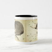 〔占星術の〕十二宮図標識：タウルスマグ ツートーンマグカップ (中央)