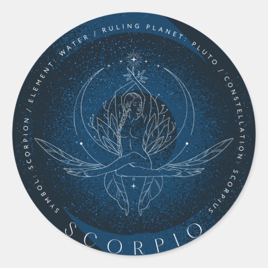 〔占星術の〕十二宮図標識 ラウンドシール (正面)