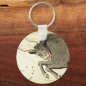 〔占星術の〕十二宮図標識:Taurus keychain キーホルダー (正面)