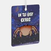 〔占星術の〕十二宮図癌「私は忙し泣き叫びだ」 メタルオーナメント (正面右)