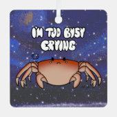 〔占星術の〕十二宮図癌「私は忙し泣き叫びだ」 メタルオーナメント (正面)