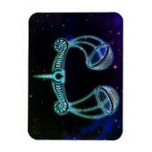 〔占星術の〕十二宮図磁はかりで測石てんびん マグネット (縦)
