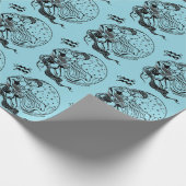 〔占星術の〕十二宮図符号 ラッピングペーパー (角)