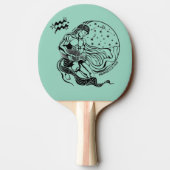 〔占星術の〕十二宮図符号 卓球ラケット (裏面)