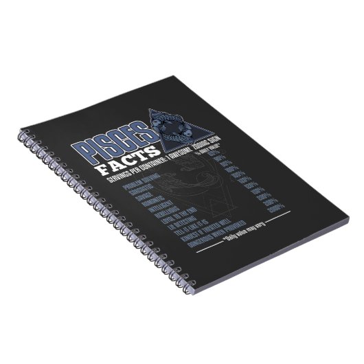 〔占星術の〕十二宮図符号Piscesファクト占星術定義 ノートブック (右側)