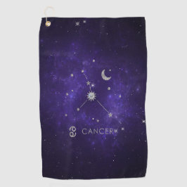 〔占星術の〕十二宮図紫がん |宇宙占星術占星術 ゴルフタオル